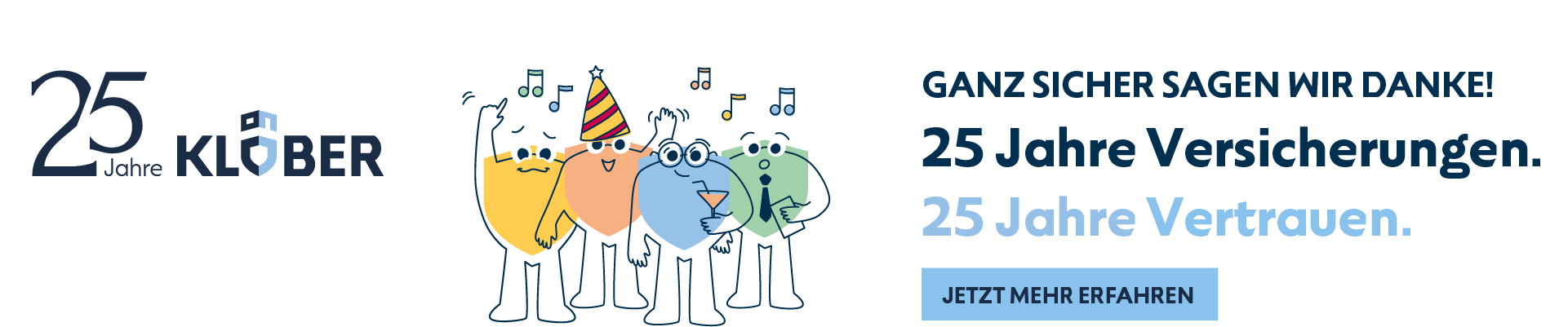 Kloeber 25jahre banner