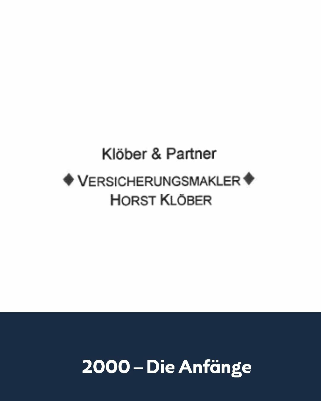 Kloeber Logo Entwicklung 2000